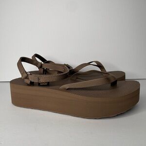 Teva Women's Tan (Caribou) Flatform Sandals